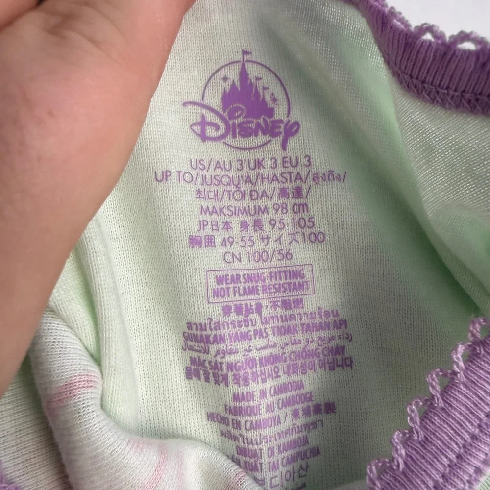 New Disney Store Minnie Mouse Daisy Pajama Pals 3T Girls Two Piece Sleepwear set
